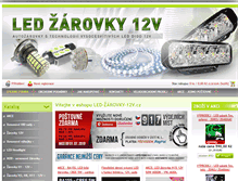 Tablet Screenshot of led-zarovky-12v.cz